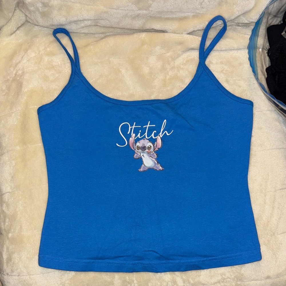Primark Blue Stitch Camisole Top